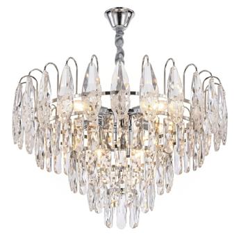 Lampa Wisząca z Kryształami SWE079-CP 50cm Chrom