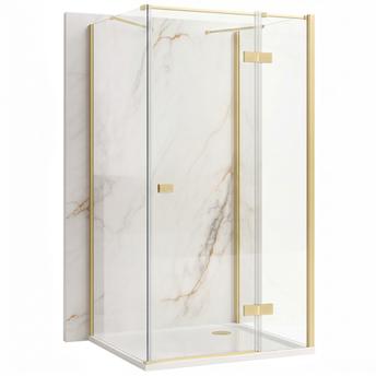 Cabine de douche Rea Atlas 80x80 Brush Gold