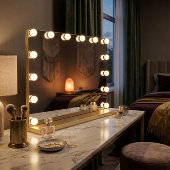 Lustro LED Hollywood L.Gold