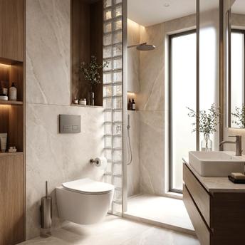 Drukknop voor WC-muurinstallatie Rea HD K011A-Q en Slim 024N Titan