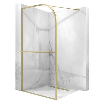 Shower screen Rea Sky Brush Gold 120