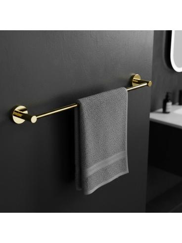 Κρεμάστρα μπάνιου μονόχειρο 5601 Leo Gold