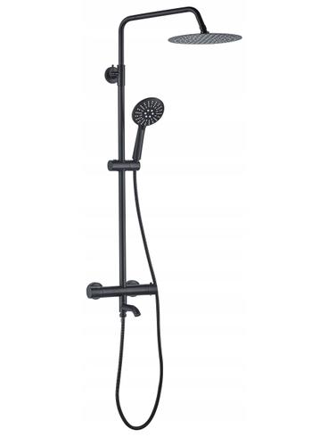 Conjunto de ducha REA Lungo Black