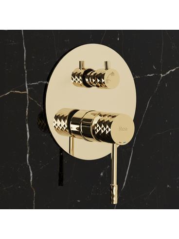 Душ система за вграждане Rea Lungo Diamond Gold