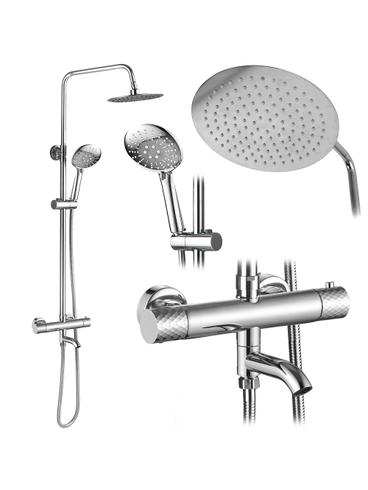 Conjunto de ducha REA Lungo Diamond chrome