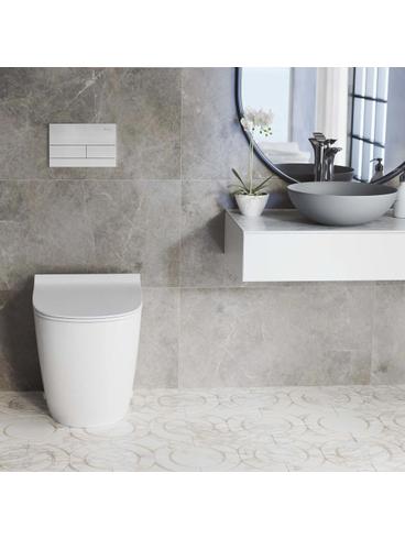 Vorwandelement für WC K011A-Q Rea T Brush Steel