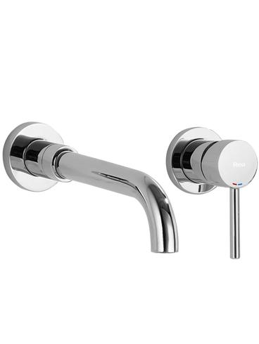 Grifo empotrado oculto Rea Lungo LONG CHROM + BOX