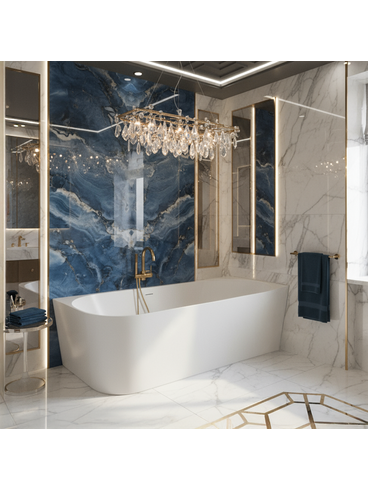 Wanna Akrylowa Narożna BELLANTO SLIM 170 Prawa