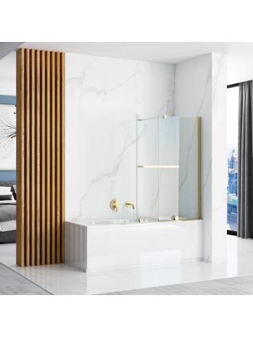 Bathtub screen Rea Fabian Gold 100