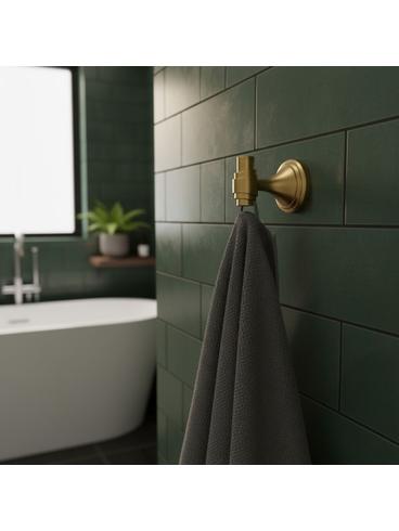 Appendiabiti da bagno 16101 Aristo Brushed Gold