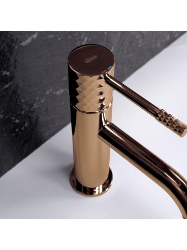 Grifo de LAVABO Rea Lungo Diamond Copper