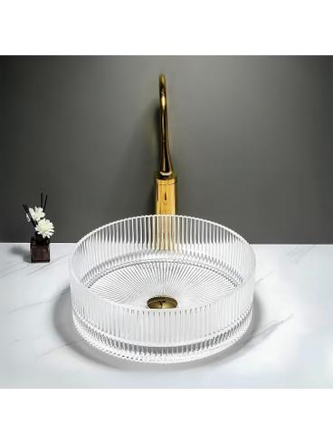 Lavabo sobre encimera Rea Ingrid 36 Transparent