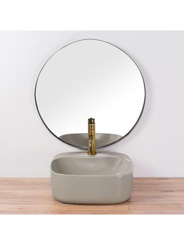 Умивалник за плот Rea Luiza 42 Light Grey MAT