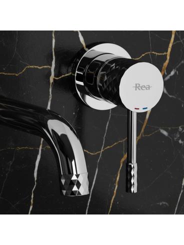 Podžbukna miješalica REA Lungo Diamond Chrom + BOX