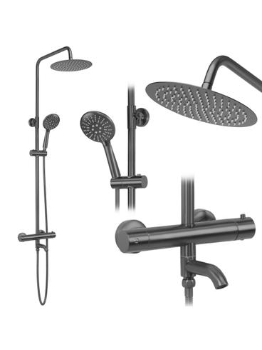 Set Doccia da incasso con Termostatato Lungo Titan