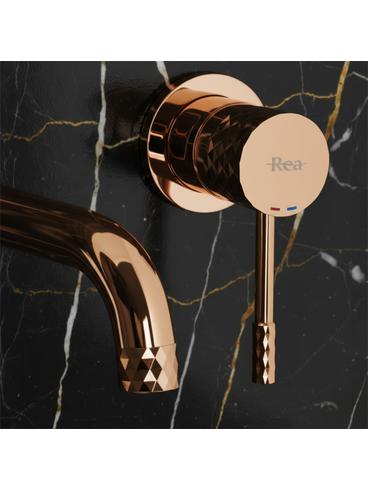 СМЕСИТЕЛ за вграждане Rea Lungo Diamond Copper + BOX