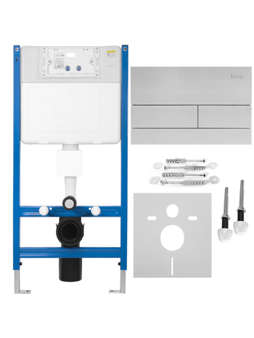 Vorwandelement für WC K011A-Q Rea T Brush Steel
