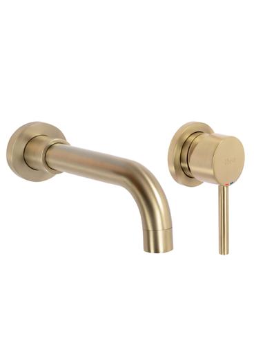 Grifo empotrado oculto Rea Lungo Long Gold Brush + BOX