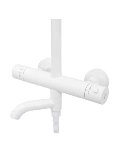 Conjunto de ducha REA Lungo White Matt