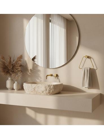 Закачалка за баня Tomi 5810 Brush Gold