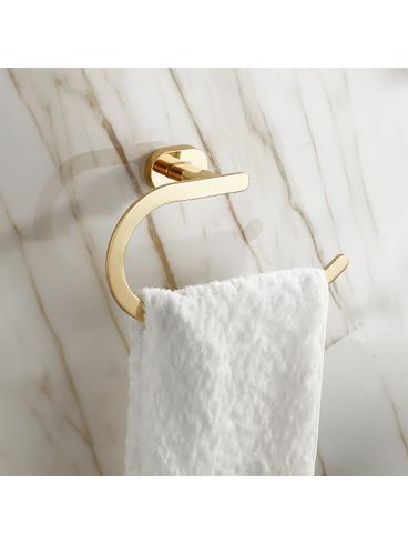 Wieszak łazienkowy RING 110 Til Złoty