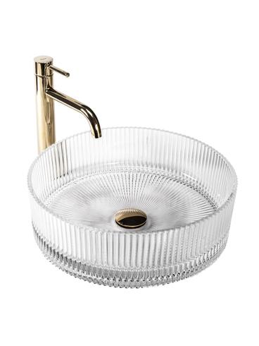 Umywalka nablatowa Rea Ingrid Transparent