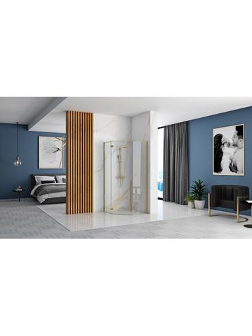 Sprchovací kút REA DIAMOND 90x90 BRUSH GOLD