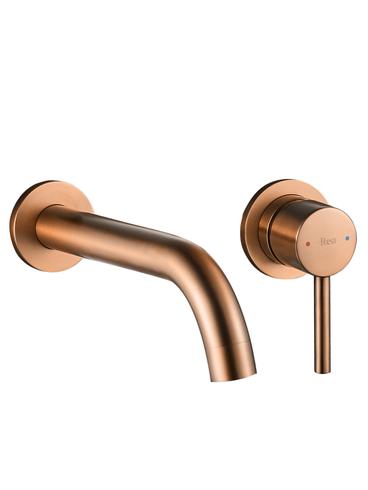 Grifo empotrado oculto Rea Lungo Copper Brush + BOX