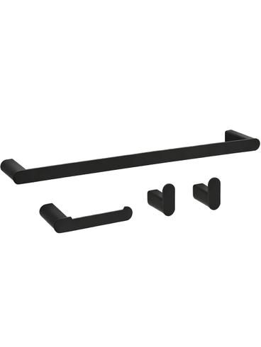 Sada koupelnových doplňků Mati Black 4 díly