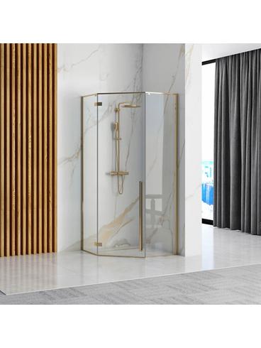 Cabina de dus DIAMOND GOLD  90x90 cm