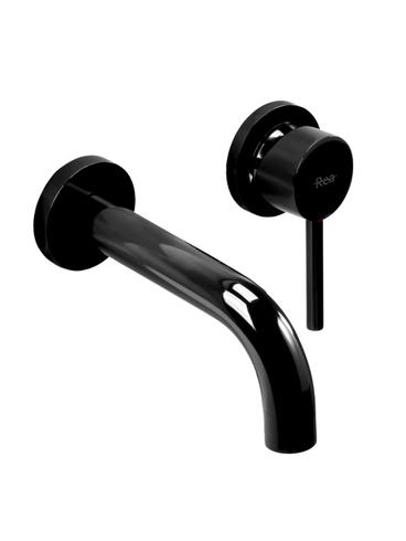 Grifo empotrado oculto Rea Lungo Black Metallic + BOX