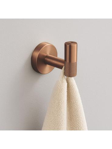 Percha de baño 6606 Modern Brush Copper