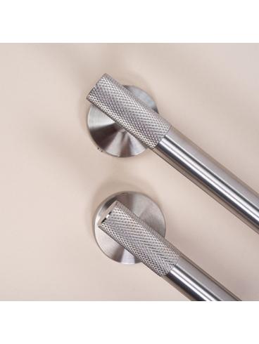Percha de baño 6603 Modern Brush Nickle