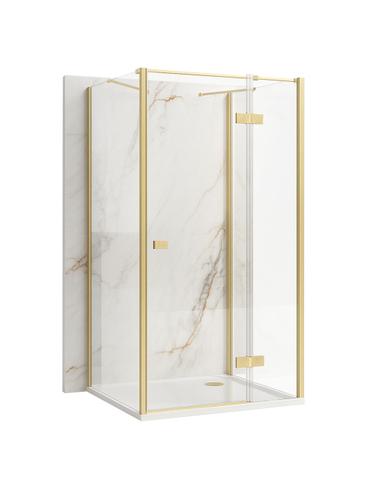 Cabine de douche Rea Atlas 80x100 Brush Gold