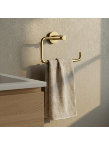 Вешалка для ванной 5610 Leo Brush Gold