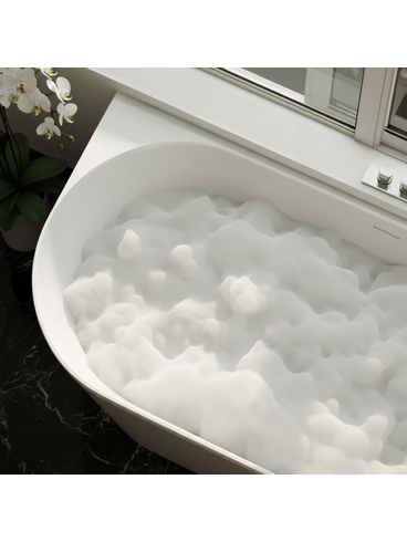 Wanna Akrylowa Narożna BELLANTO SLIM 170 Prawa