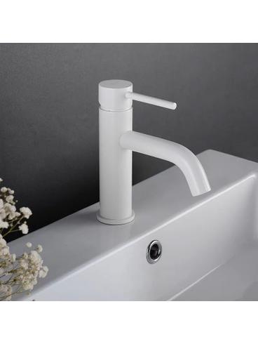 Grifo de LAVABO Rea Lungo Gold White Low