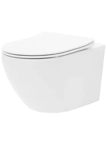 тоалетна чиния Rea Carlo Mini Tornado Rimless Flat N