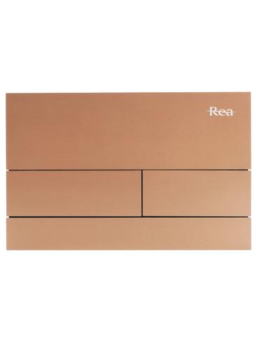 Drückplatte K011A-Q Rea T Brush Copper/Brushed Rose Gold