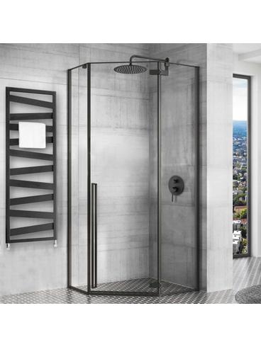 Душ кабина Rea DIAMOND 80x80 Black MAT