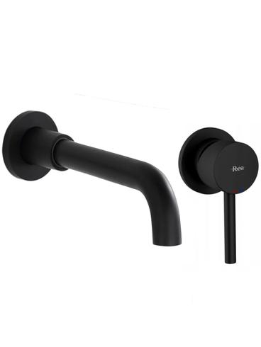 Grifo empotrado oculto Rea Lungo LONG Black Mat + BOX