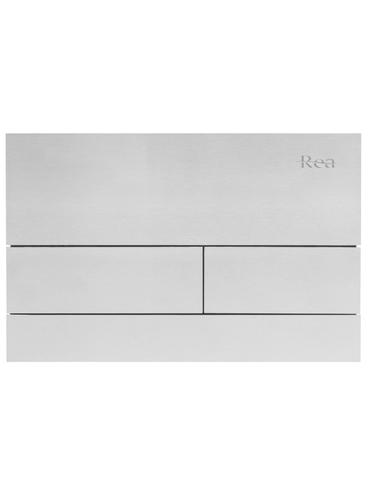 Tlačni gumb za WC predstensko enoto K011A-Q Rea T Brush Steel