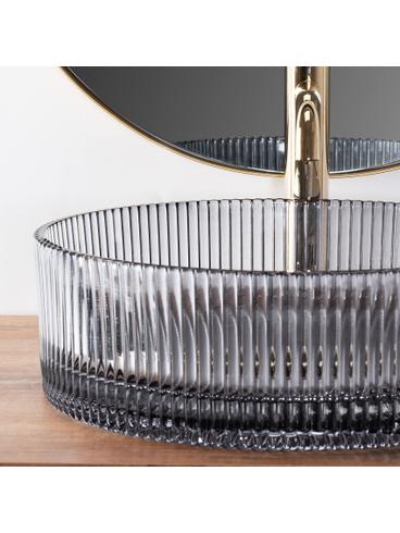 Umywalka nablatowa Rea Ingrid Grey