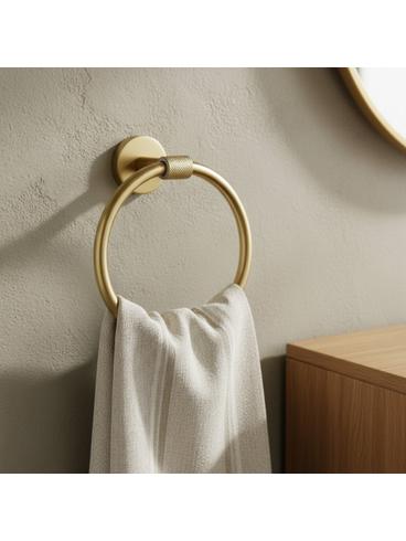 Вешалка для ванной Ring 5710 Galo Brush Gold