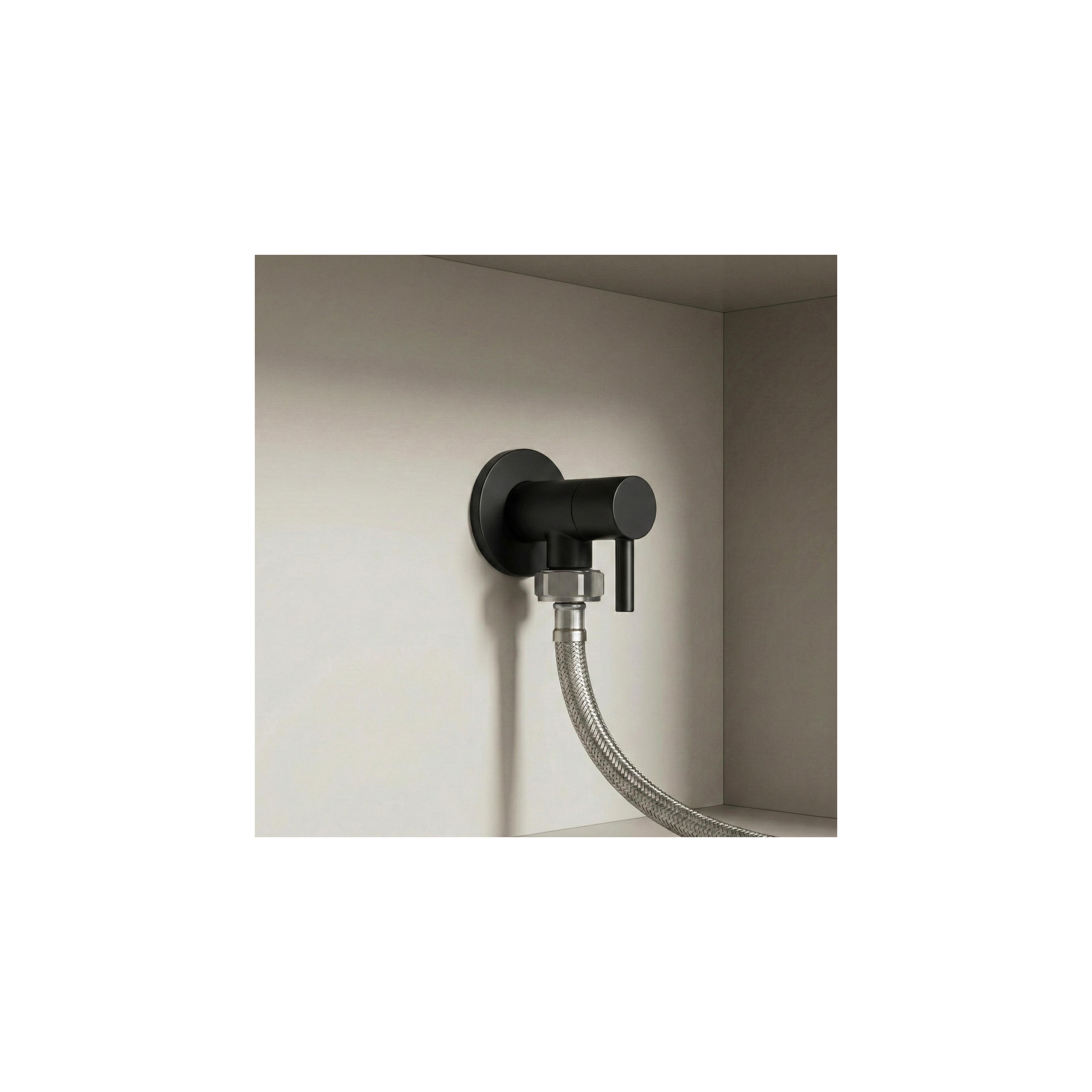 Robinet d’angle 1/2" x 3/4" Black