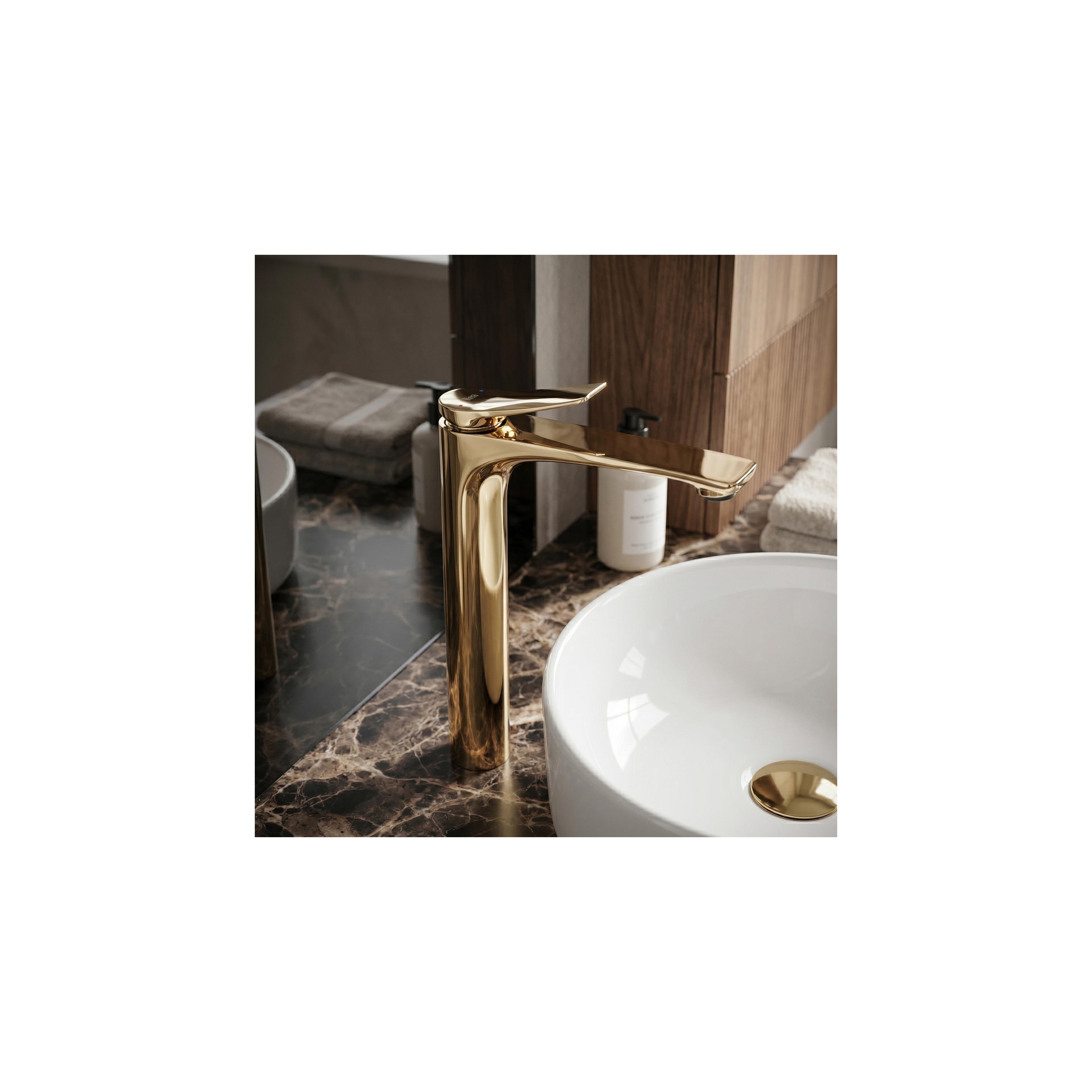 Смесител за мивка PREMIUM Rea Vision Gold High