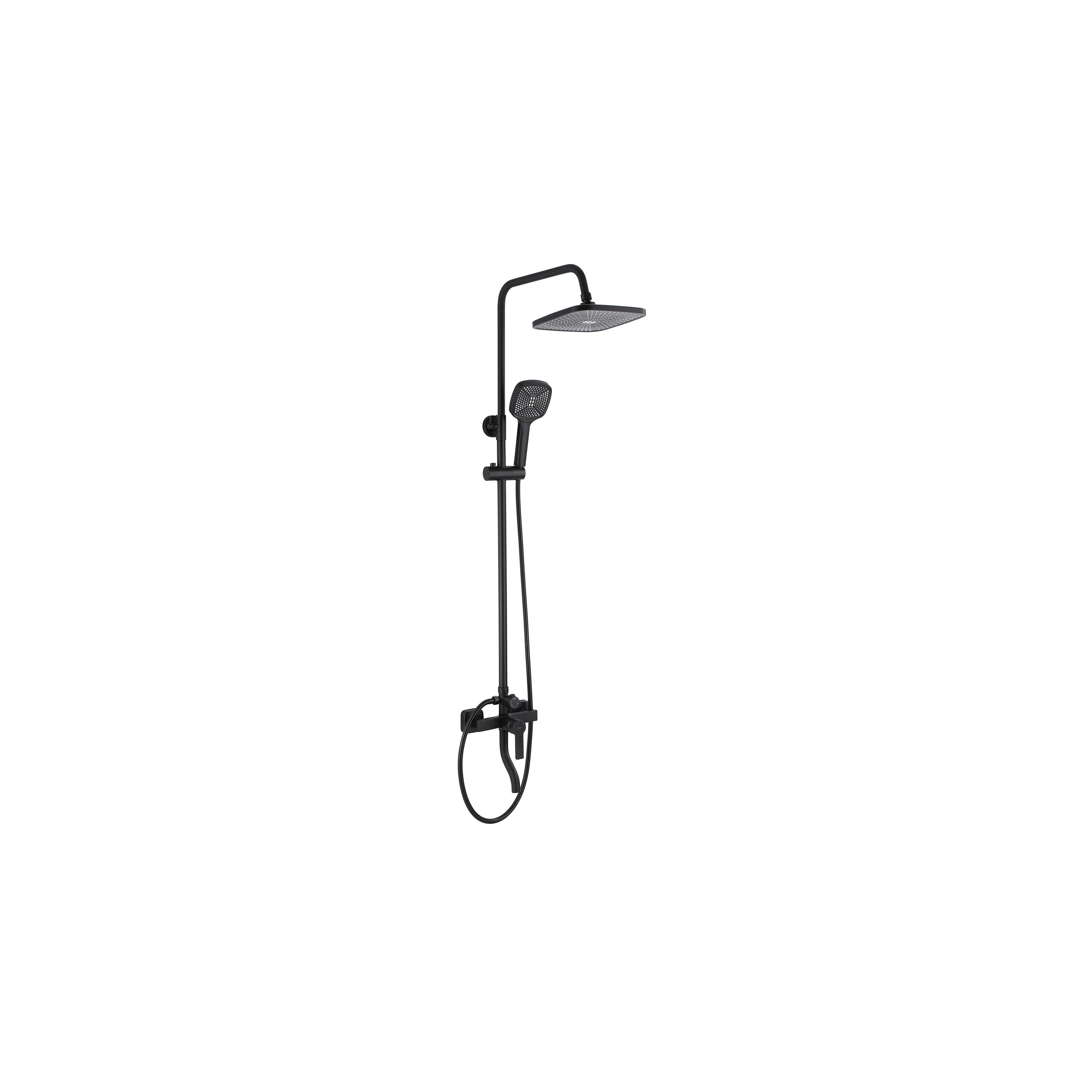 REA ARGUS BLACK MATT BLACK MATT Suihkusetti