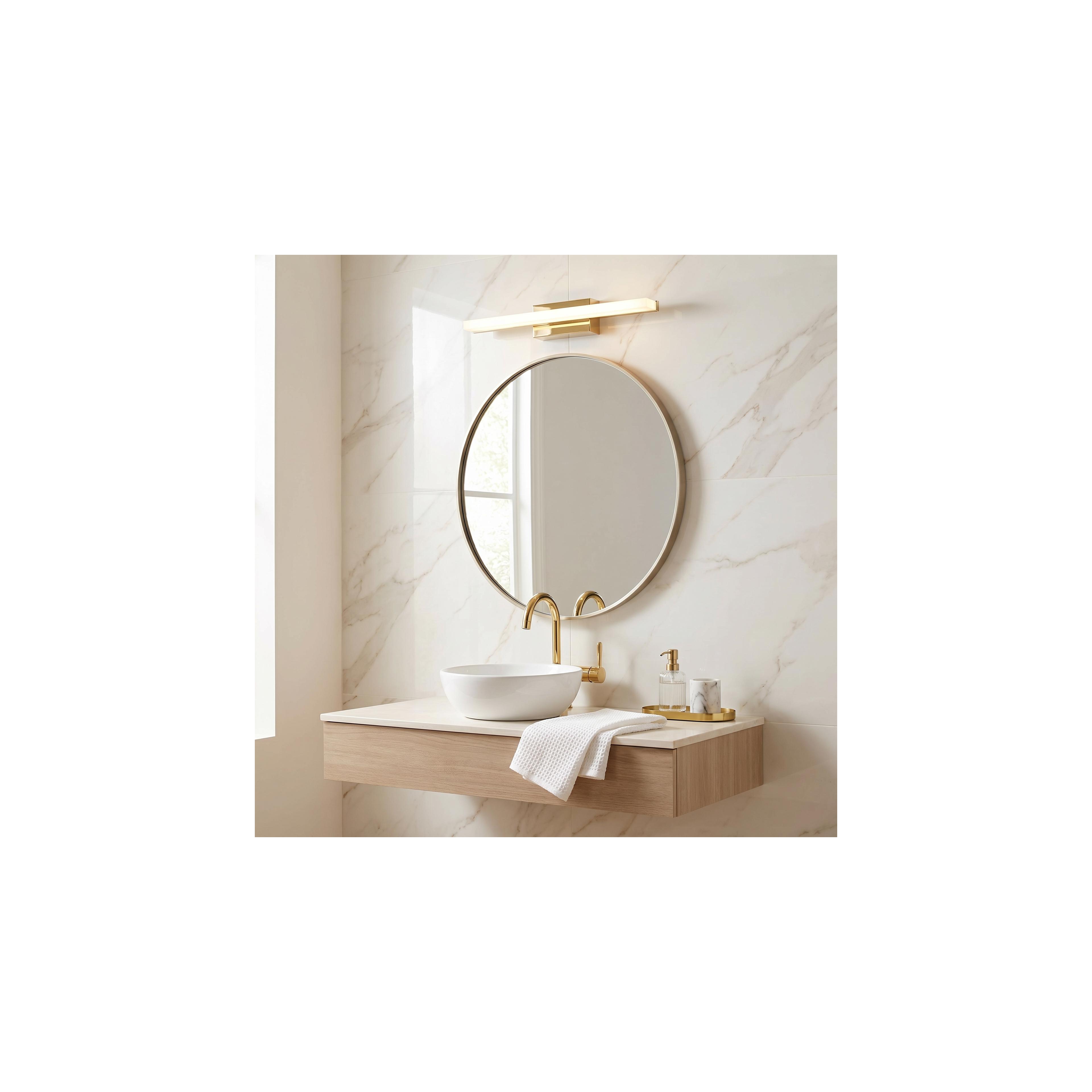 KINKIET ŁAZIENKOWY LED 40CM APP1848-1W GOLD