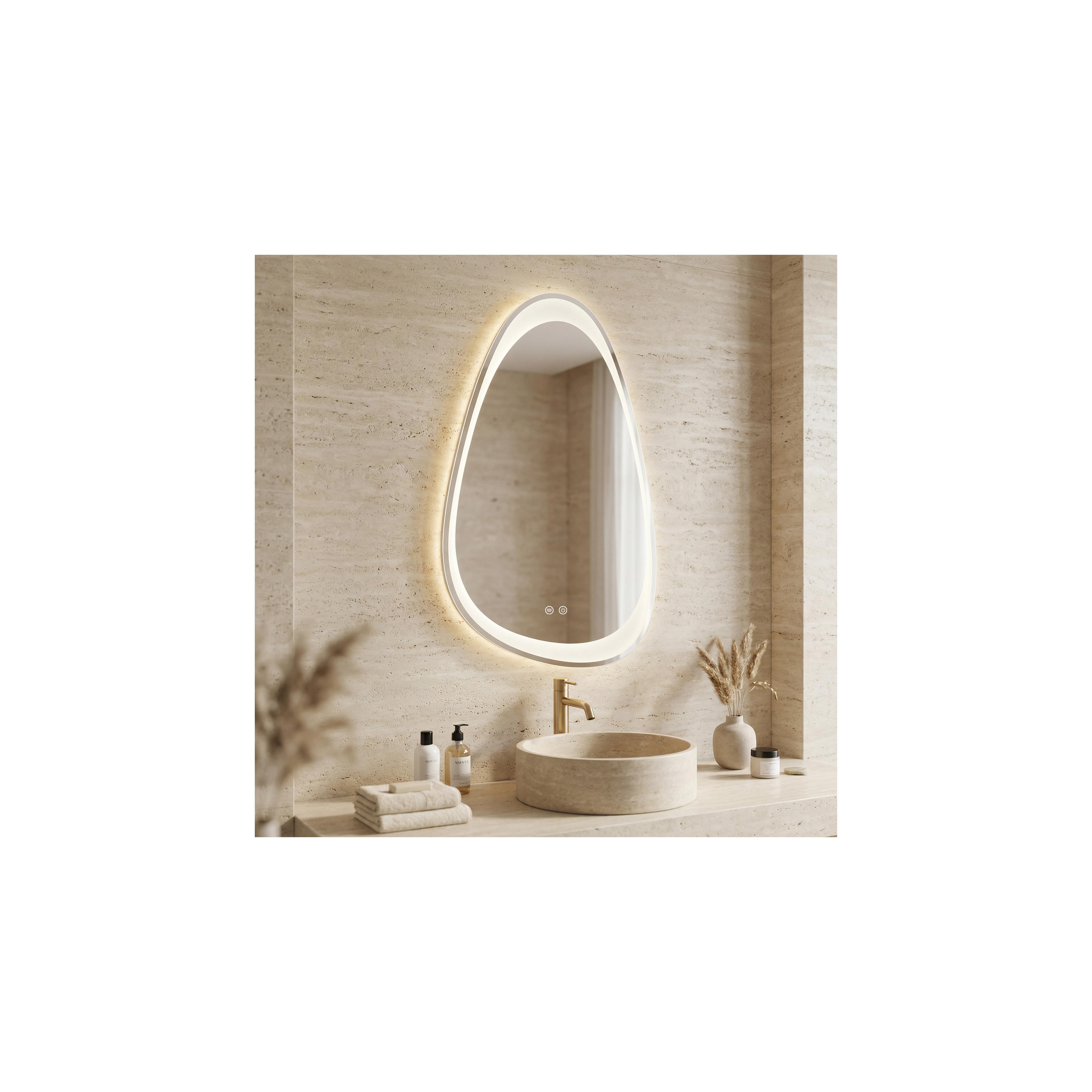 Mirror LED ART 90x50 cm