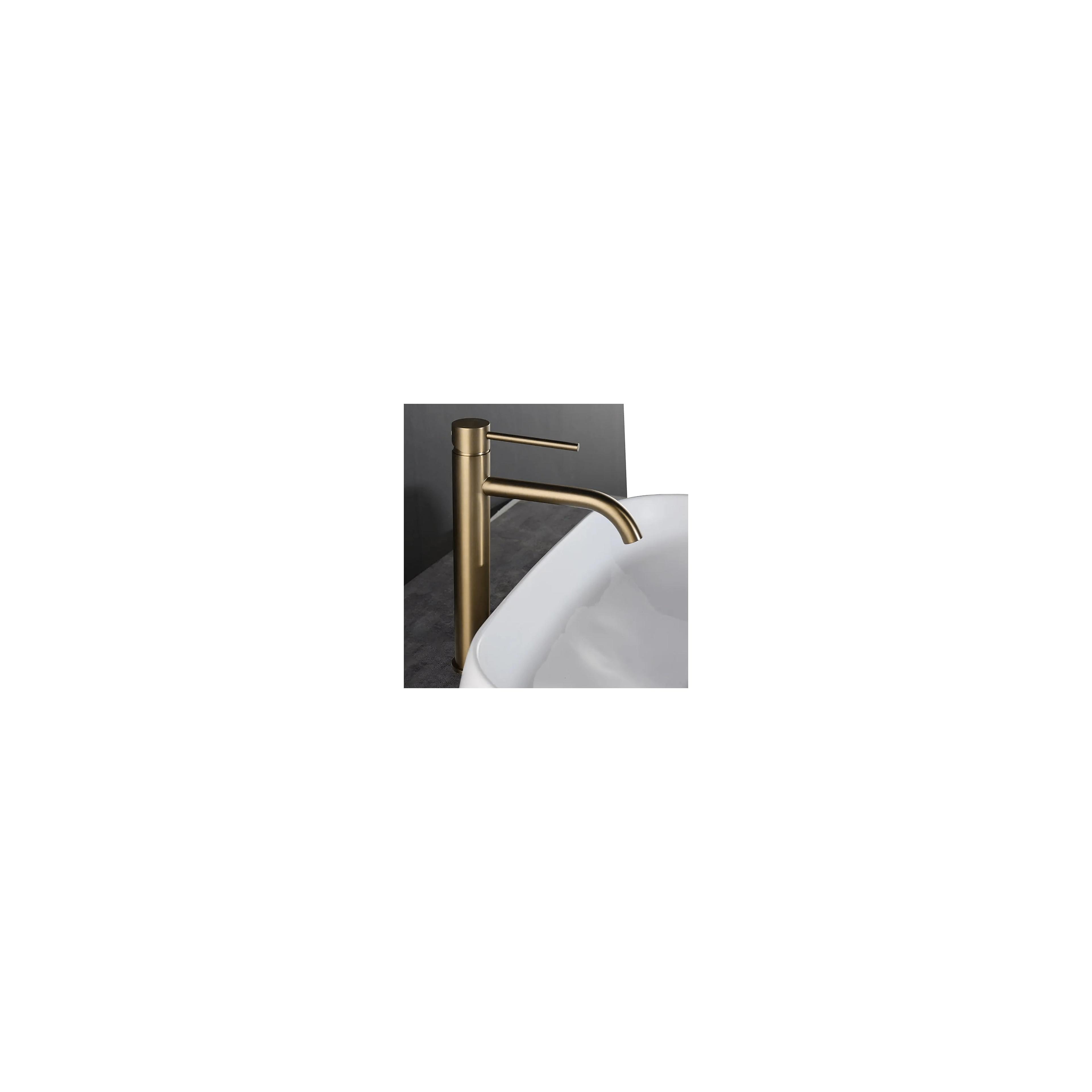 Grifo de LAVABO Rea Lungo Brushed Gold High